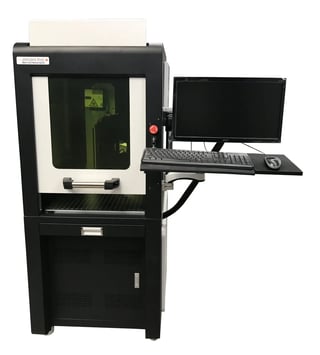 CO2 Low Cost Hybrid Laser Marking System - enclosed