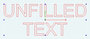 Unfilled Text